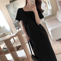 데일로엔 여성 여름 휴양지 린넨 롱 원피스
