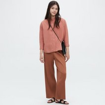 유니클로 플리츠 스트레이트 팬츠(길이 69.5cm) 셋업 가능