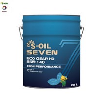 에스오일 7 ECO GEAR HD 85W140 20L 기어유, 1개