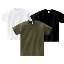 도톰한 면티 3장세트 빅사이즈 무지티 반팔 티셔츠 17수