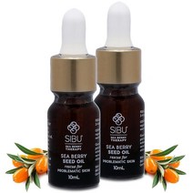 Sibu 프리미엄 히말라야 바다 갈매나무속 씨앗 오일 USDA (10ml 2팩) - 민감한 트러블 자극에 143138
