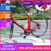 ROCKBROS 자전거 랙 자전거화물 캐리어 MTB 도로 액세서리에 대 한 빠른 릴리스 합금 포크 자동차 블록 마운트