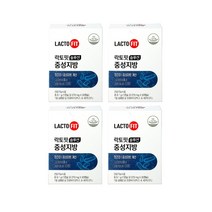 종근당건강 락토핏 솔루션 중성지방 270mg 30캡슐 4개