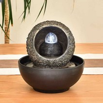 미니 실내 분수대 거실 인테리어 소형 인공 폭포, 옥구슬모델 23x23x22.5