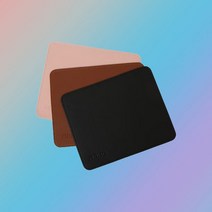 앱코 파스텔 데스크 가죽 스몰 마우스 패드 블랙