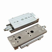 SMC MXQ12-50 12mm 보어 직경 50mm 스트로크 고정밀 슬라이드 테이블, 한개옵션0