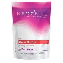 네오셀 Biotin 비오틴 Bursts 10000mcg 30 소프트 츄, 1개
