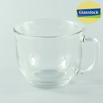 유리 머그컵 씨리얼 컵 강화유리 475ml 1pcs 글라스락, 4개
