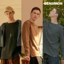 [벤시몽] 22FW 남성 세르쥬 트리코트 기모 니트티셔츠 3종 택1