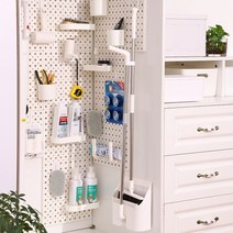 목재타공판 타공보드 벽선반 나무 벽걸이 수납 자취, 패키지 E