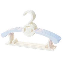 길이 조절되는 곰돌이 아기옷걸이 유아옷걸이(5개입), 아기옷걸이_블루(5개입)