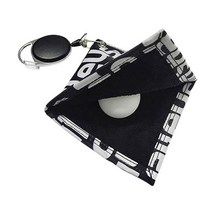 달자샵 패턴 포인트 골프 릴타월 악세사리 허리벨트 키링 골프공 클럽 클리너, 블루, 1Pcs