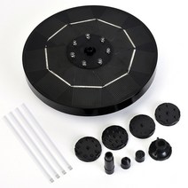 정원분수대 정원조경 인테리어용품 발코니 주택용 분수 연못만들기 분수, 1-3.5w 16cm 빛