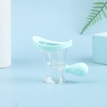 괄사 갈바닉 리프팅 리프테라 림프순환 IPL LDM관리 하이푸 엔더몰로지 테라노바 미세전류 고주파마사지기부드러운 실리콘 아이 워시 컵 아이 클리너 플러싱 린스 컵 학생을위한 컵, 블 1 개