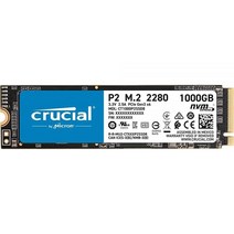 Crucial P2 SSD 250GB 3D낸드 NVMe PCIe M.2 최대 2400MB/s (CT250P2SSD8) 139160, 250 GB