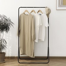 론니 심플 철제 행거 (블랙), 단품