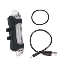 출차주의등 어깨경광등 경찰 태양광 차량용 USB 충전식 자전거 미등 LED 다채로운 산악 후면 조명 사이클링, 05 D02-White light