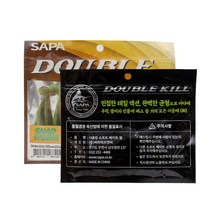 싸파 더블킬 SHAD 웜 6.5cm DKSW-PA33 미끼 루어 낚시 채비, 단일옵션