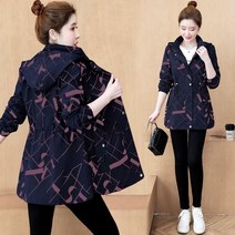 L.ONLIN SHOP여자 야상 점퍼 사파리 허리끈 캐주얼 빅사이즈 pfd21 여성자켓 바람막이 자켓 바버 여성가디건 트렌치코트
