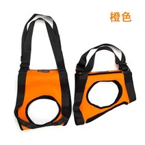 강아지 슬개골 탈구 변형 보조 붕대 보조기 보호대 재활도구, 오렌지[뒷다리]개, S-소형ml