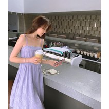 하복 선기도라지 프렌치 레이스 나시 원피스 허리 조임 반팔 스커트 자녀