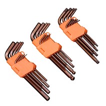 S2 특수강 9pcs 렌치 세트 만능 렌치 별 렌치/만능렌치/육각렌치/별렌치/볼렌치/렌치세트, 육각 렌치세트