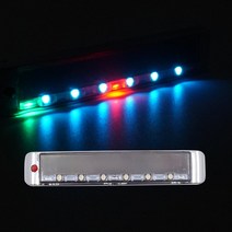 삼항LED 태양열 크롬사각 26패턴 LED 경광등