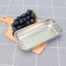 오너클랜 스텐 간식 급식 그릇 유치원 어린이집 요양원 접시, 본품