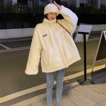 점퍼 여자데이트복장 여행 귀여운뽀글이자켓 가을여행아우터코디 포근따뜻겨울패션 여자후리스쇼핑몰 오버