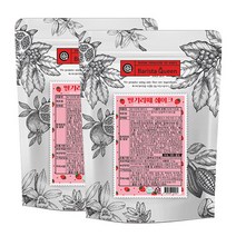바리스타퀸 딸기 라떼 쉐이크 파우더 1kg 2개세트, 1000g, 옵션선택:본품