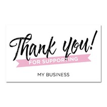 생일축하카드 팝업카드 메세지 세트100장 세트Thank You Cards 비즈니스 용품 주, 04 Q4