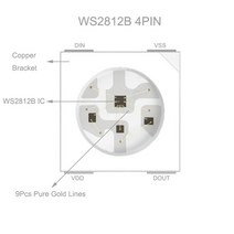 LED백라이트 DC5V WS2812B 개별 주소 지정 가능 5050 RGB Led 스트립 스마트 픽셀 라이트 블랙 PCB 방수 I, 02 Black PCB_05 5m 30 IP30
