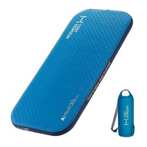 LOSTHORIZON Airsoft 11.4cm(4.5인치) 두께의 자체 팽창 슬리핑 패드 솔리드 폼 펌프 백이 있는 캠핑 매트리스 휴대용 롤업 침대 옥상 텐트 자동차 트럭, Manual Deflation, Kids(62*26*3 IN)