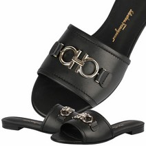 페라가모 [페라가모] 간치니 슬라이드 샌들(730192) (01R221 0730192)