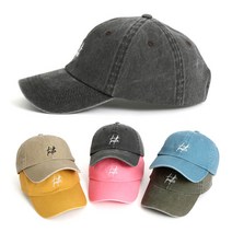 봄이다 트루워싱 볼캡 야구모자 모자 성인 남녀공용 프리사이즈 코디 여성 남성 단체 커플우정 데일리 캐주얼 여행 가족 남자여자