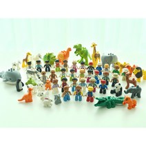 레고 듀플로 공룡 동물 피규어 모음, 옵션17)백마