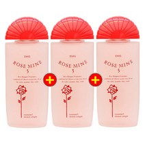 에바스 로즈마인 5 샤워코롱 185ml 3개 50 60대 로즈부케 장미향 샤워코롱, 1개