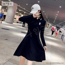 여자 골프웨어 테니스 원피스 캐주얼 A자 스포츠 원피스 YD 뉴타임즈 D155L714