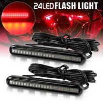 우리파파 화물차 대형차 파박이 싸이키 스트로브 24V 24 LED PB-04, NO.1 레드