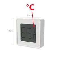 디지털온도계 체온계 온습도계 온도센서 정확한습도계LCD 디지털 미니 온도계 및 습도계 실내 센서 측정기, 한개옵션1, 07 07 With battery