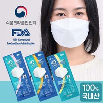 [국내생산]크린에어블루 KF-AD 흰색/ 대형 1매입(50매X2)