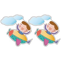 아이꿈터 우드캐릭터/비행기탄소년/2개