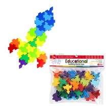 삼각형 끼우는블럭 다양한모양만들기 교구 인지블럭 창의블럭 조립블럭 블록장난감 EQ 놀이교구