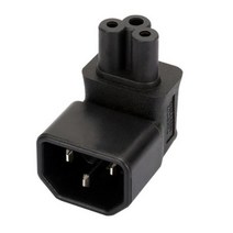 타워 멀티탭 짧은 블랙 스트레이트 PVC 구리 10A 250V EC320C14 남성 C5 여성 PDU UPS 섀시 서버 어댑터 플, 01 IEC-C14 PLUG, 02 Type 2