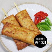 오늘한끼 (주)부산어묵 The 매콤달콤 어묵바 80gX10개/전자랜지 1분30초 맛있는 부산 어묵바, 01. 매콤달콤 10개, 80g, 10개