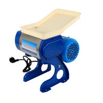 육절기 상업 스테인레스 스틸 고기 슬라이서 큐브 다진 기계 Flaky 절단 전기 커터 220V, 01 Beige