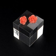 투명 아크릴 사각기둥 진열대 높이 50, 기본, 기본