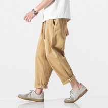 남성 빅사이즈 허리밴딩 통 와이드 팬츠 3컬러 XLXXXL