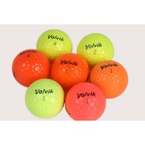 (볼빅)가성비좋은 저렴한 컬러 로스트볼 골프공(50P) 레인지 연습장용 예쁜