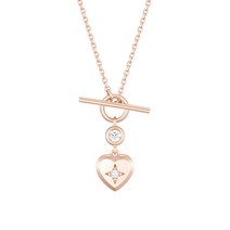 제이에스티나 여성용 LALA J 토글 목걸이 JJLJNQ3BS303SR420 + 쇼핑백